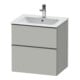 Duravit Waschtischunterschrank D-Neo 61x46,2cm, ES geb/gr m, 1 Kast, 1 Ausz.-1