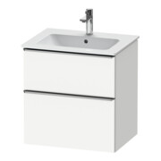 Duravit Waschtischunterschrank D-Neo 61x46,2cm, ES geb/w m, 1 Kast, 1 Ausz.