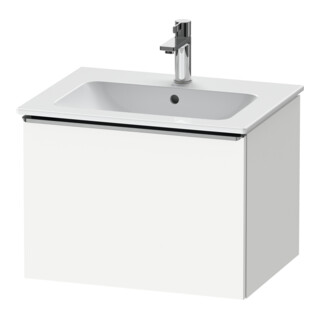 Duravit Waschtischunterschrank D-Neo 61x46,2cm, ES geb/we ma, 1 Ausz., wandhängend
