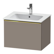 Duravit Waschtischunterschrank D-Neo 61x46,2cm, g pol/Bas ma, 1 Ausz., wandhängend