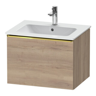 Duravit Waschtischunterschrank D-Neo 61x46,2cm, g pol/Ei ma, 1 Ausz., wandhängend