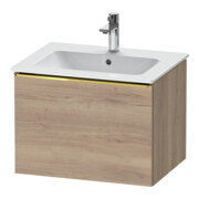 Duravit Waschtischunterschrank D-Neo 61x46,2cm, g pol/Ei ma, 1 Ausz., wandhängend