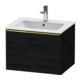 Duravit Waschtischunterschrank D-Neo 61x46,2cm, g pol/Ei sw, 1 Ausz., wandhängend-1