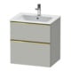 Duravit Waschtischunterschrank D-Neo 61x46,2cm, g pol/gr m, 1 Kast, 1 Ausz.-1