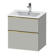 Duravit Waschtischunterschrank D-Neo 61x46,2cm, g pol/gr m, 1 Kast, 1 Ausz.
