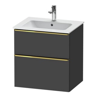 Duravit Waschtischunterschrank D-Neo 61x46,2cm, g pol/gra m, 1 Kast, 1 Ausz.