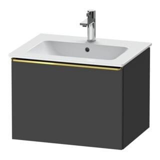 Duravit Waschtischunterschrank D-Neo 61x46,2cm, g pol/gra ma, 1 Ausz., wandhängend