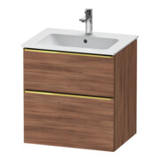 Duravit Waschtischunterschrank D-Neo 61x46,2cm, g pol/Nu N, 1 Kast, 1 Ausz.
