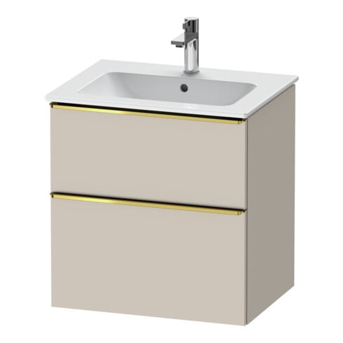 Duravit Waschtischunterschrank D-Neo 61x46,2cm, g pol/Tau m, 1 Kast, 1 Ausz.