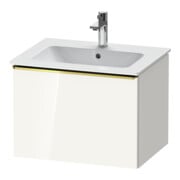 Duravit Waschtischunterschrank D-Neo 61x46,2cm, g pol/w hgl, 1 Ausz., wandhängend
