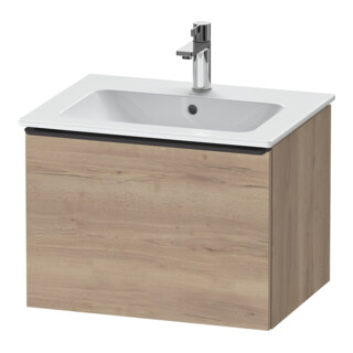 Duravit Waschtischunterschrank D-Neo 61x46,2cm, sw/Ei marm., 1 Ausz., wandhängend