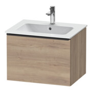 Duravit Waschtischunterschrank D-Neo 61x46,2cm, sw/Ei marm., 1 Ausz., wandhängend