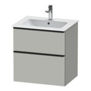 Duravit Waschtischunterschrank D-Neo 61x46,2cm, sw/gr ma, 1 Schubk., 1 Ausz.