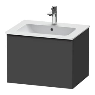 Duravit Waschtischunterschrank D-Neo 61x46,2cm, sw/Grap ma, 1 Ausz., wandhängend