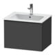Duravit Waschtischunterschrank D-Neo 61x46,2cm, sw/Grap ma, 1 Ausz., wandhängend-1