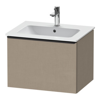 Duravit Waschtischunterschrank D-Neo 61x46,2cm, sw/Leinen, 1 Ausz., wandhängend