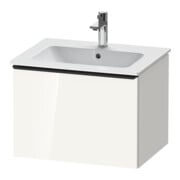 Duravit Waschtischunterschrank D-Neo 61x46,2cm, sw/w hgl, 1 Ausz., wandhängend