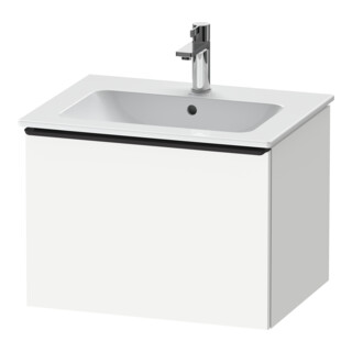 Duravit Waschtischunterschrank D-Neo 61x46,2cm, sw/w ma, 1 Ausz., wandhängend