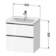 Duravit Waschtischunterschrank D-Neo 63,4x45,2cm, b geb/Bas m, 1 Kast, 1 A