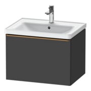 Duravit Waschtischunterschrank D-Neo 63,4x45,2cm, b geb/Gra m, 1 Ausz., wandhängend
