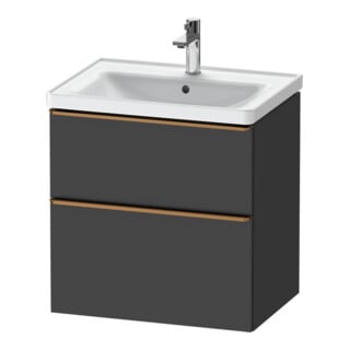 Duravit Waschtischunterschrank D-Neo 63,4x45,2cm, b geb/Gra m, 1 Kast, 1 A