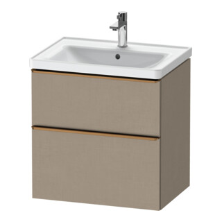 Duravit Waschtischunterschrank D-Neo 63,4x45,2cm, b geb/Lei, 1 Kast, 1 Ausz.