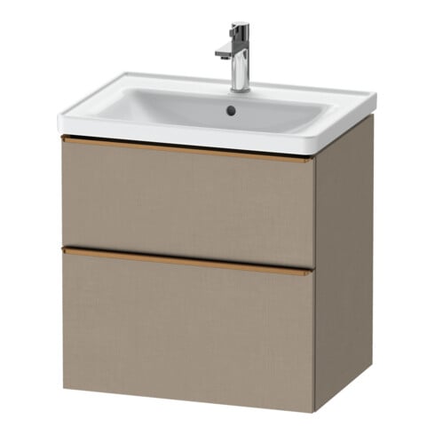 Duravit Waschtischunterschrank D-Neo 63,4x45,2cm, b geb/Lei, 1 Kast, 1 Ausz.
