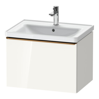 Duravit Waschtischunterschrank D-Neo 63,4x45,2cm, b geb/w hgl, 1 Ausz., wandhängend