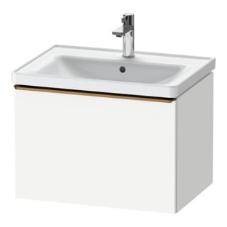 Duravit Waschtischunterschrank D-Neo 63,4x45,2cm, b geb/we ma, 1 Ausz., wandhängend