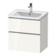 Duravit Waschtischunterschrank D-Neo 63,4x45,2cm, c/w hgl, 1 Schubk., 1 Ausz.-1