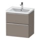 Duravit Waschtischunterschrank D-Neo 63,4x45,2cm, ch/Bas m, 1 Kast, 1 Ausz.-1