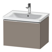 Duravit Waschtischunterschrank D-Neo 63,4x45,2cm, ch/Bas ma, 1 Ausz., wandhängend