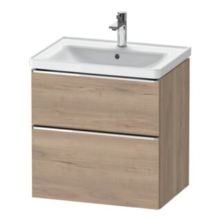 Duravit Waschtischunterschrank D-Neo 63,4x45,2cm, ch/Ei ma, 1 Kast, 1 Ausz.