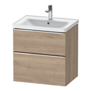 Duravit Waschtischunterschrank D-Neo 63,4x45,2cm, ch/Ei ma, 1 Kast, 1 Ausz.