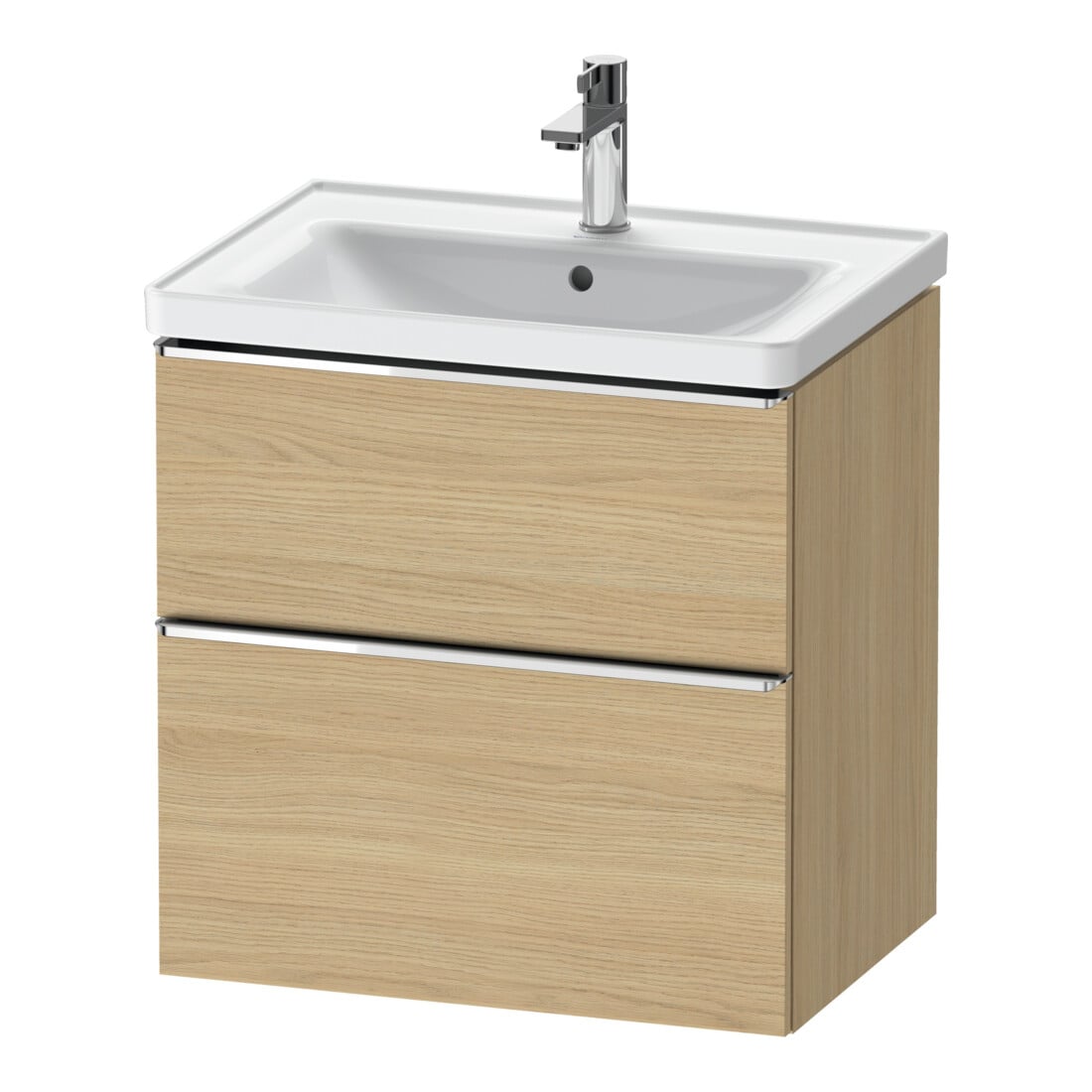 Duravit Waschtischunterschrank D-Neo 63,4x45,2cm, ch/Ei N, 1 Schubk., 1 Ausz.