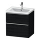 Duravit Waschtischunterschrank D-Neo 63,4x45,2cm, ch/Ei s, 1 Schubk., 1 Ausz.-1