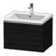 Duravit Waschtischunterschrank D-Neo 63,4x45,2cm, ch/Ei sw, 1 Ausz., wandhängend-1