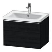 Duravit Waschtischunterschrank D-Neo 63,4x45,2cm, ch/Ei sw, 1 Ausz., wandhängend