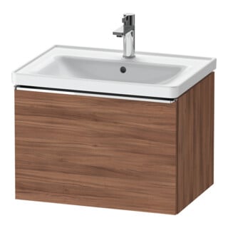 Duravit Waschtischunterschrank D-Neo 63,4x45,2cm, ch/nb Nat, 1 Ausz., wandhängend