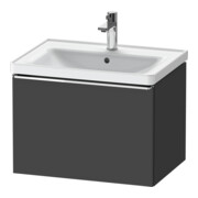 Duravit Waschtischunterschrank D-Neo 63,4x45,2cm, chr/Grap ma, 1 Ausz., wandhängend