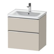 Duravit Waschtischunterschrank D-Neo 63,4x45,2cm, chr/Taup m, 1 Kast, 1 Ausz.-1