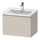 Duravit Waschtischunterschrank D-Neo 63,4x45,2cm, chr/Taup ma, 1 Ausz., wandhängend-1