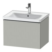 Duravit Waschtischunterschrank D-Neo 63,4x45,2cm, ES geb/gr m, 1 Ausz., wandhängend