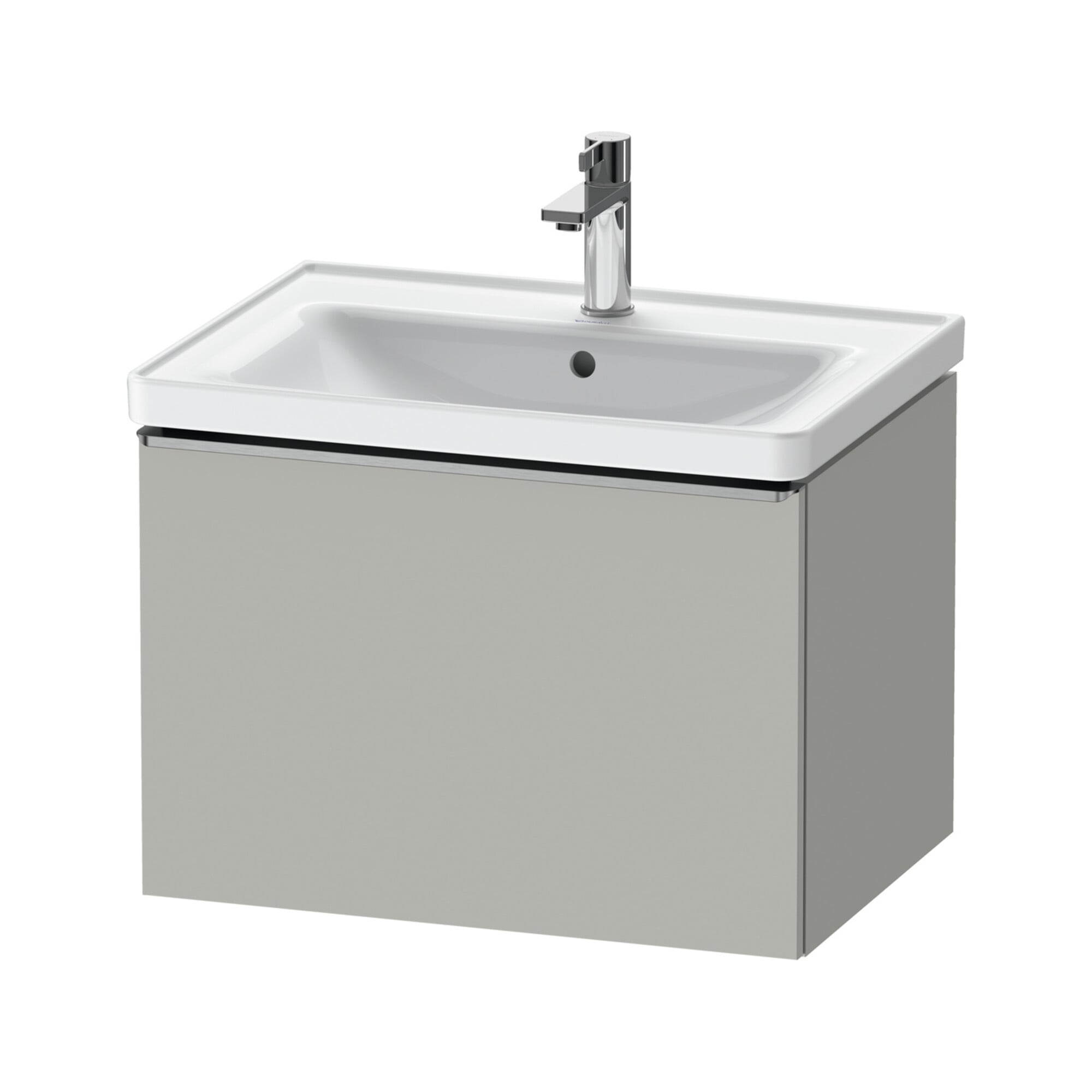 Duravit Waschtischunterschrank D-Neo 63,4x45,2cm, ES geb/gr m, 1 Ausz., wandhängend