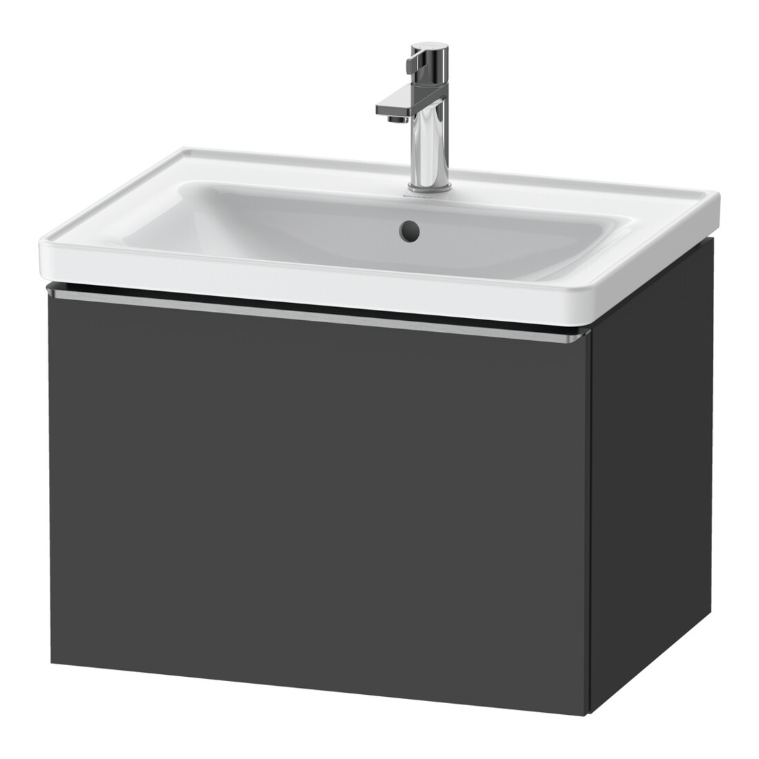 Duravit Waschtischunterschrank D-Neo 63,4x45,2cm, ES geb/Gra m, 1 A, wandhängend