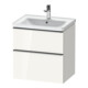 Duravit Waschtischunterschrank D-Neo 63,4x45,2cm, ES geb/w g, 1 Kast, 1 Ausz.-1