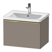 Duravit Waschtischunterschrank D-Neo 63,4x45,2cm, g pol/Bas m, 1 Ausz., wandhängend