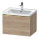 Duravit Waschtischunterschrank D-Neo 63,4x45,2cm, g pol/Ei ma, 1 Ausz., wandhängend-1