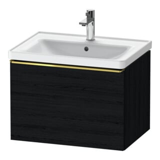 Duravit Waschtischunterschrank D-Neo 63,4x45,2cm, g pol/Ei sw, 1 Ausz., wandhängend