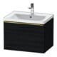 Duravit Waschtischunterschrank D-Neo 63,4x45,2cm, g pol/Ei sw, 1 Ausz., wandhängend-1